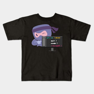 Code Ninja Software Engineer Developer Kids T-Shirt